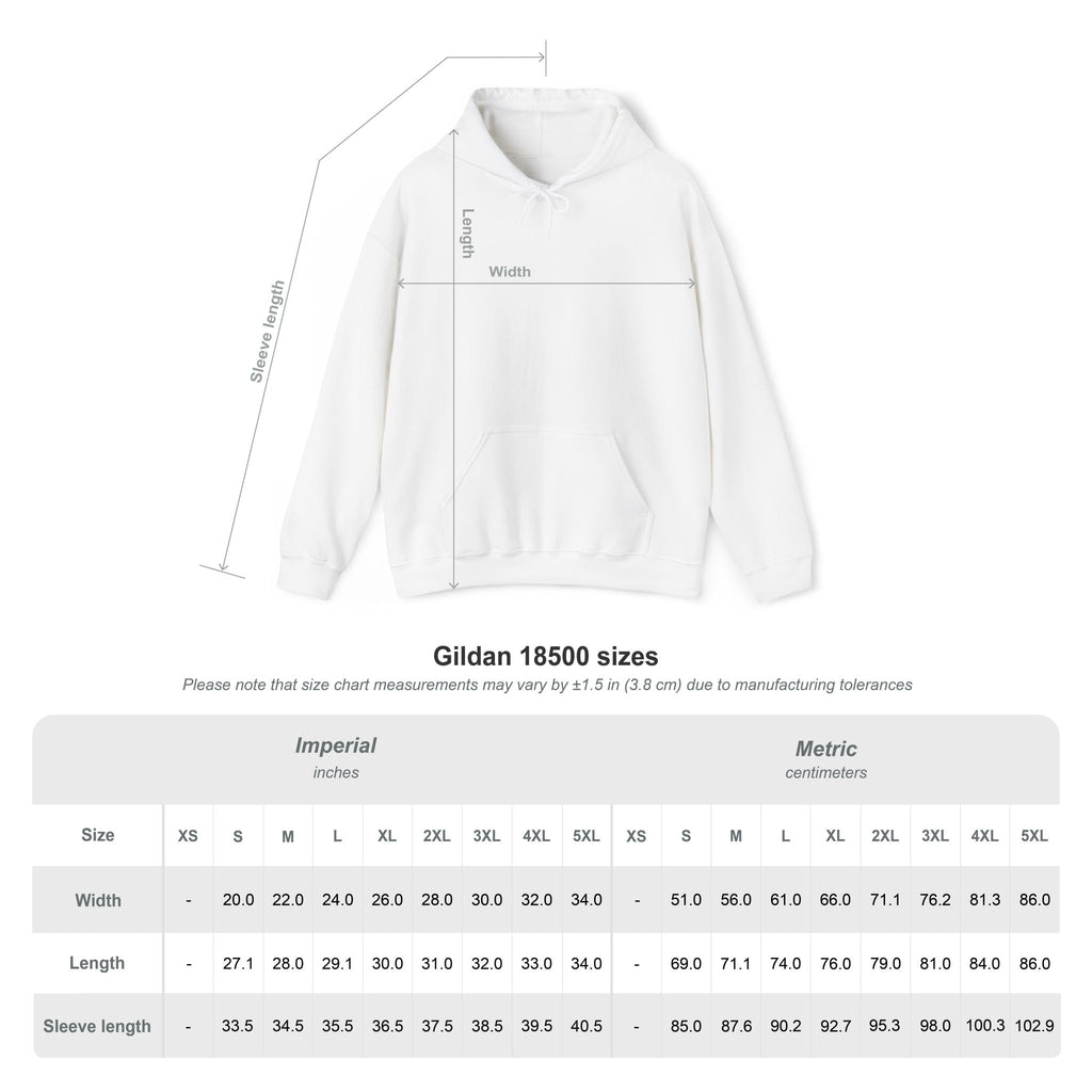 Bespattered Facade Protect the Dolls LGBTQ+ Pride Trans Support Embroidered Unisex Heavy Blend™ Hooded Sweatshirt