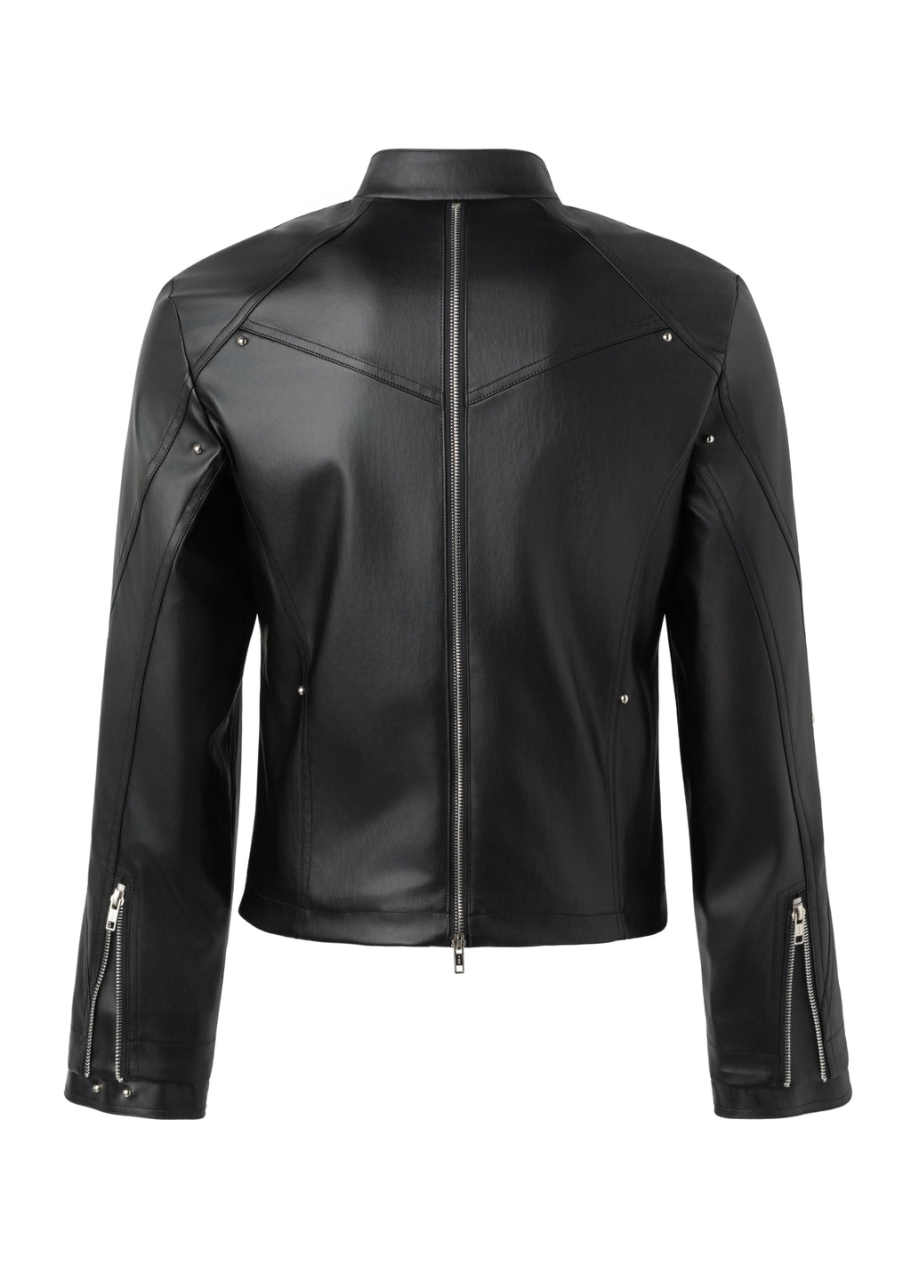 26SS DECONSTRUCT ZIP BIKER JACKET