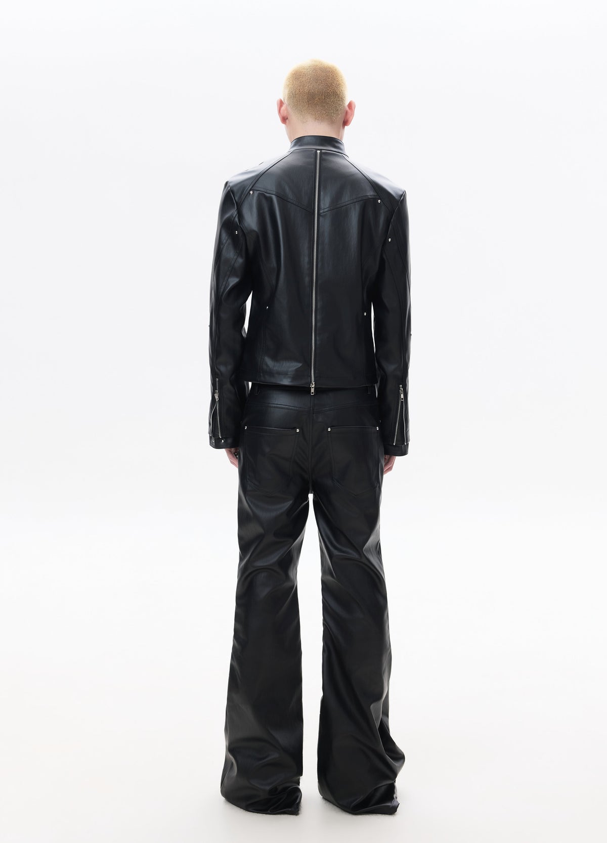 26SS DECONSTRUCT ZIP BIKER JACKET