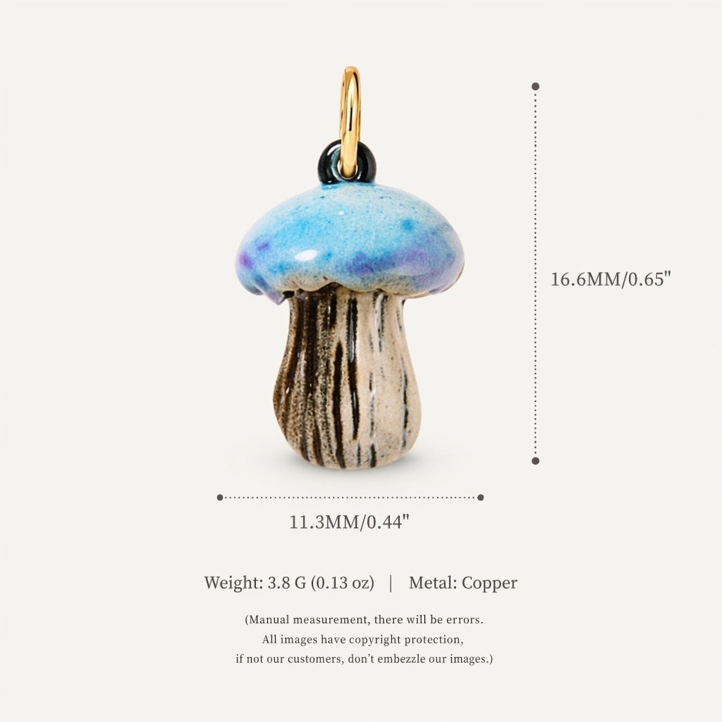 Fashionable Colorful Mushroom Pendant Accessory
