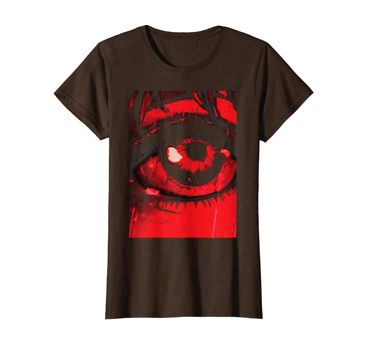 Dark Grunge Eyeball Horror Goth Occult T-Shirt - Unique Graphic for Adults