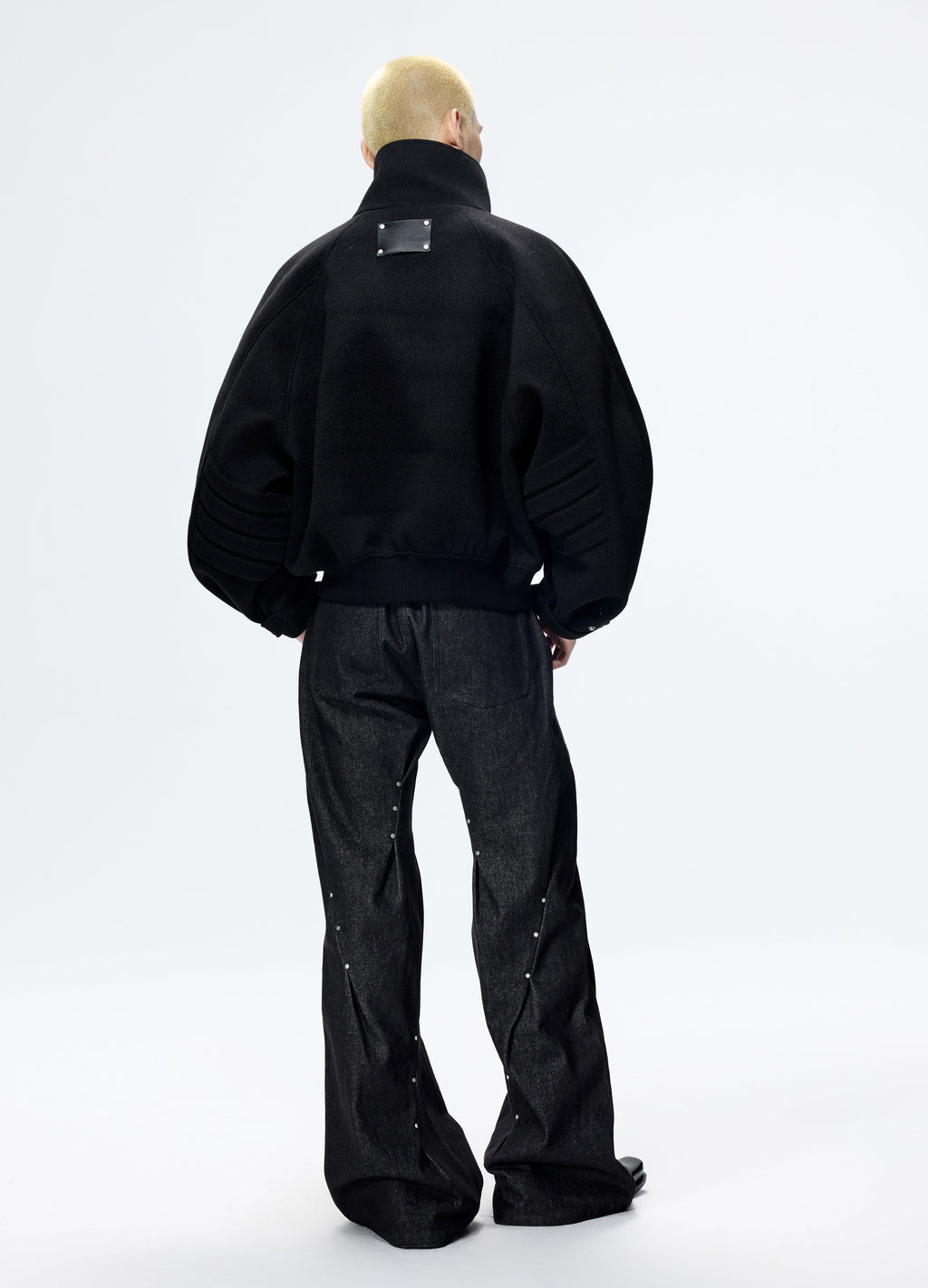 25FW DECONSTRUCT SLANT WOOL COAT