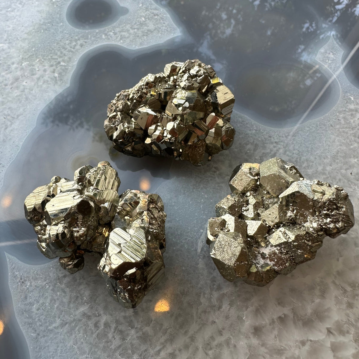 Cubic Pyrite Cluster (C Grade) Peru