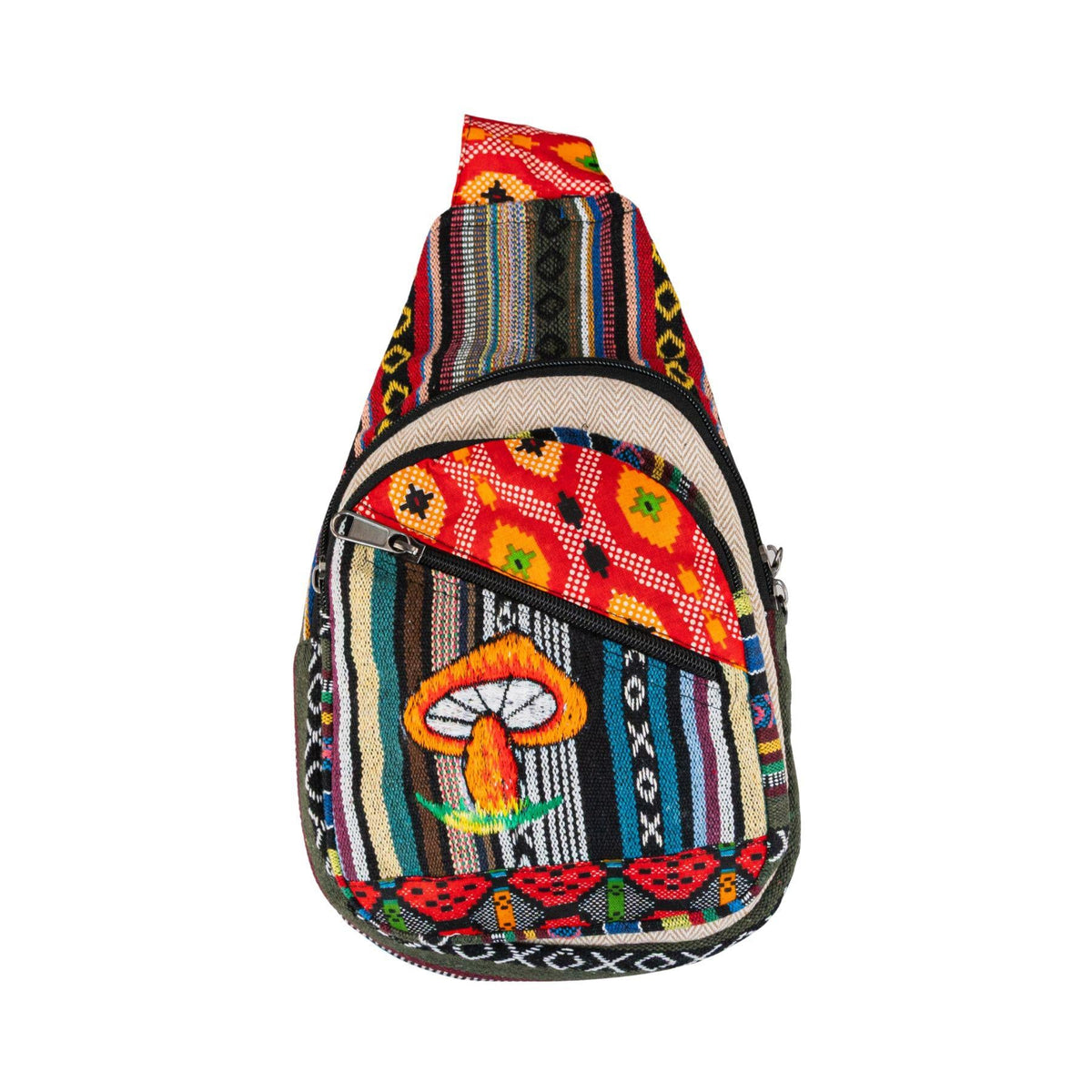 ThreadHeads Mushroom Patchwork Sling Bag