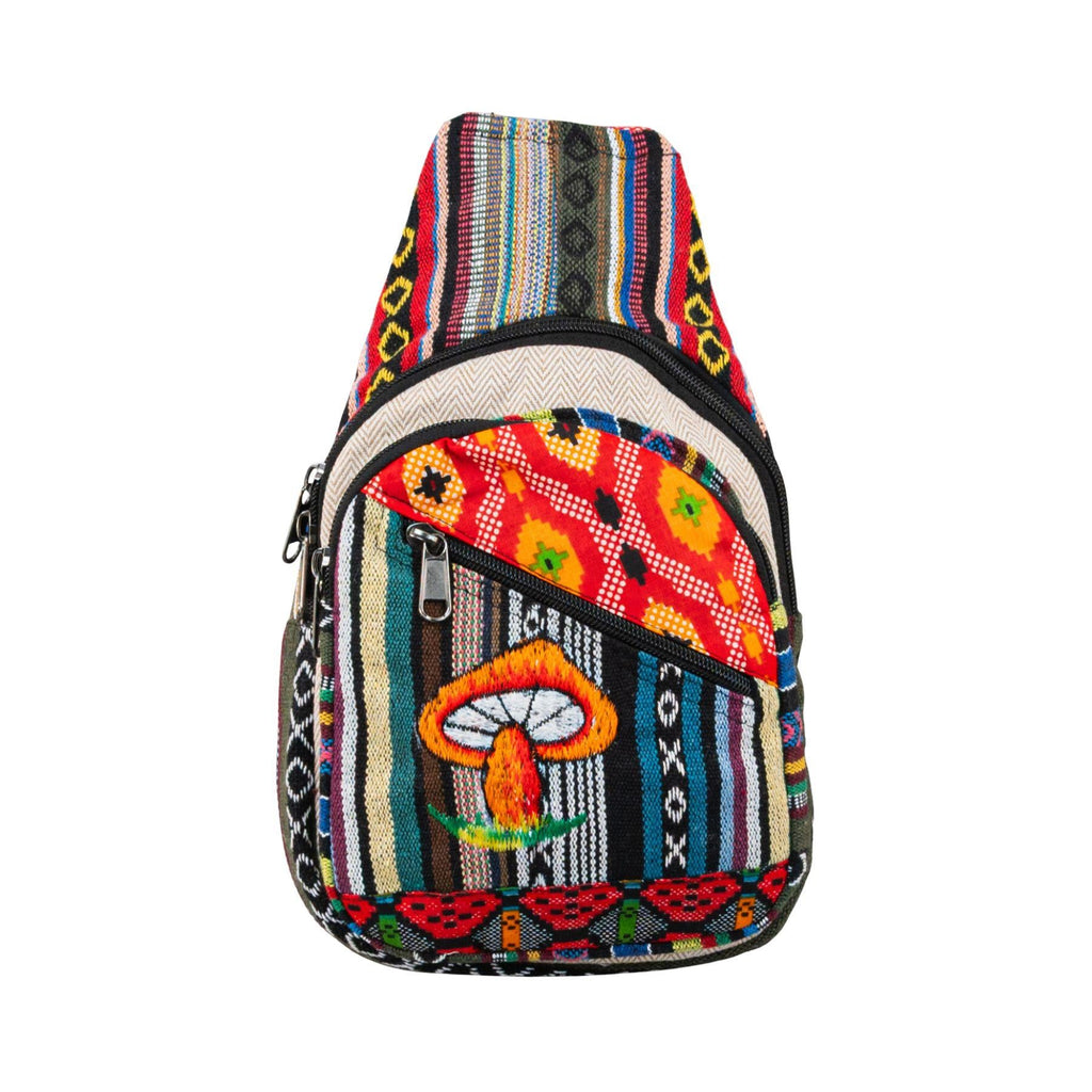 ThreadHeads Mushroom Patchwork Sling Bag