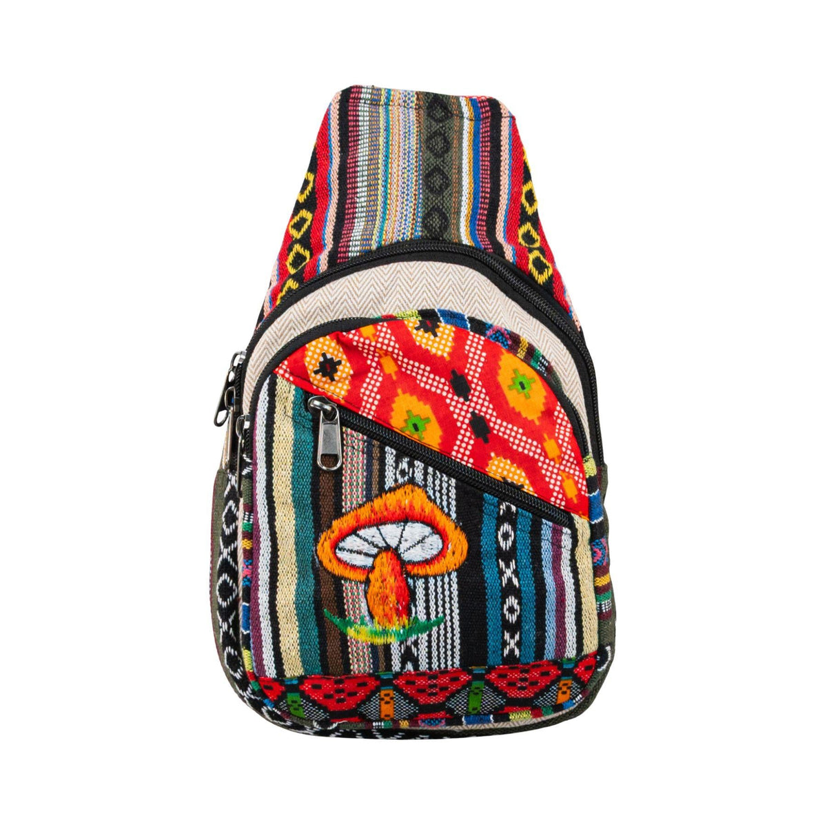 ThreadHeads Mushroom Patchwork Sling Bag