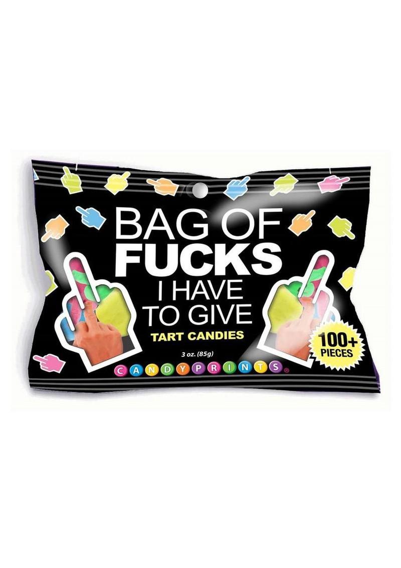 Candyprints Bag of Fucks I Have to Give Tart Candy