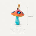 Fashionable Colorful Mushroom Pendant Accessory